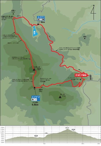 12kmのコースマップ